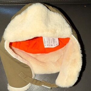 Happy nocnoc Cozy Tan and Cream Kids Hat